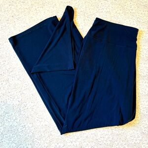 EUC 1X Navy Blue Spanx Perfect Fit Wide Leg Pants